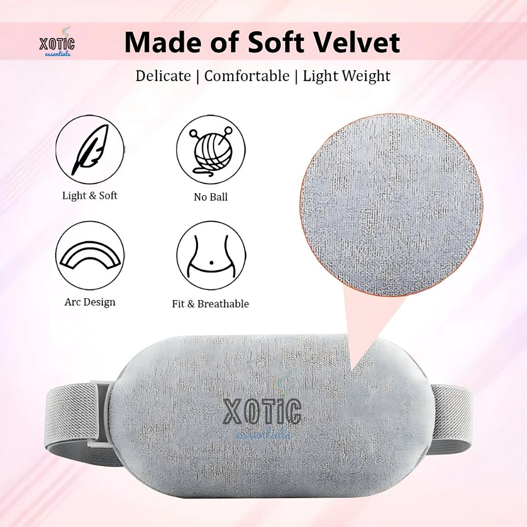 Period Cramp Comfort Heating Pad and Massager