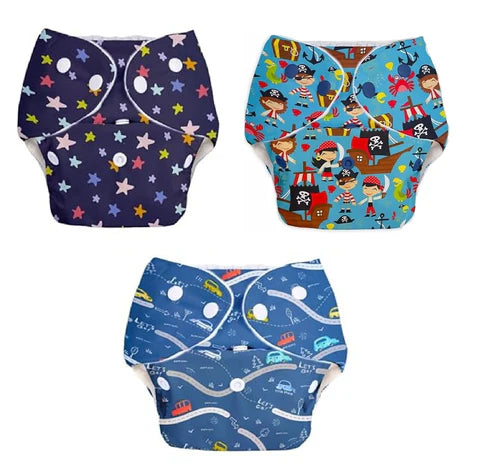 Reusable Baby Diapers Waterproof & Leakproof